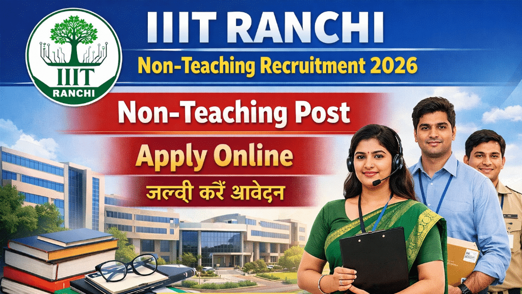IIIT Ranchi Non-Teaching Recruitment 2026