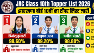 JAC 10th Topper List 2026