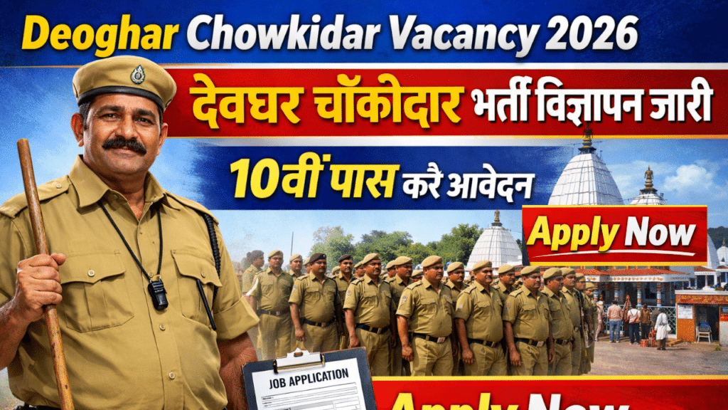 Deoghar Chowkidar Vacancy 2026