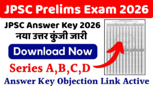 JPSC Answer Key 2026